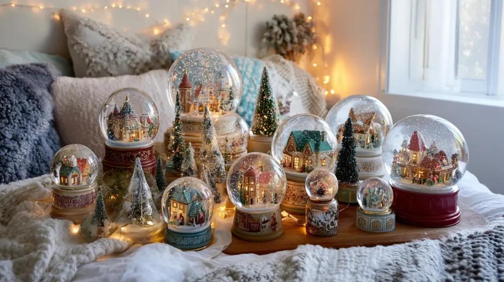 Bedside Tabletop Snow Globe Collections