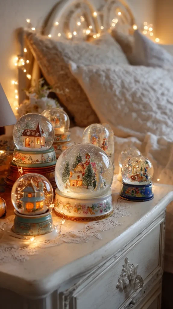 Bedside Tabletop Snow Globe Collections