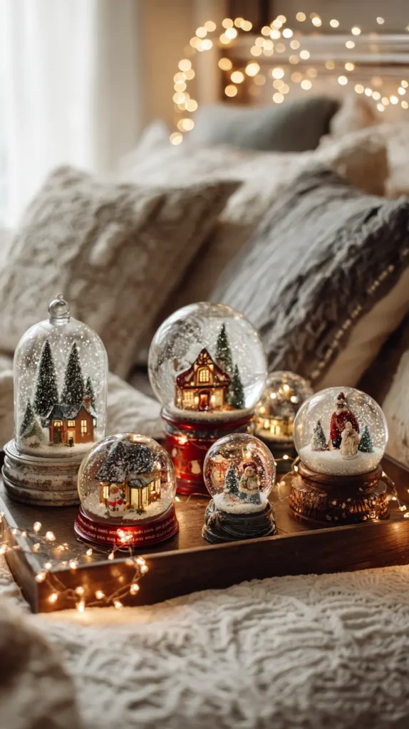 Bedside Tabletop Snow Globe Collections