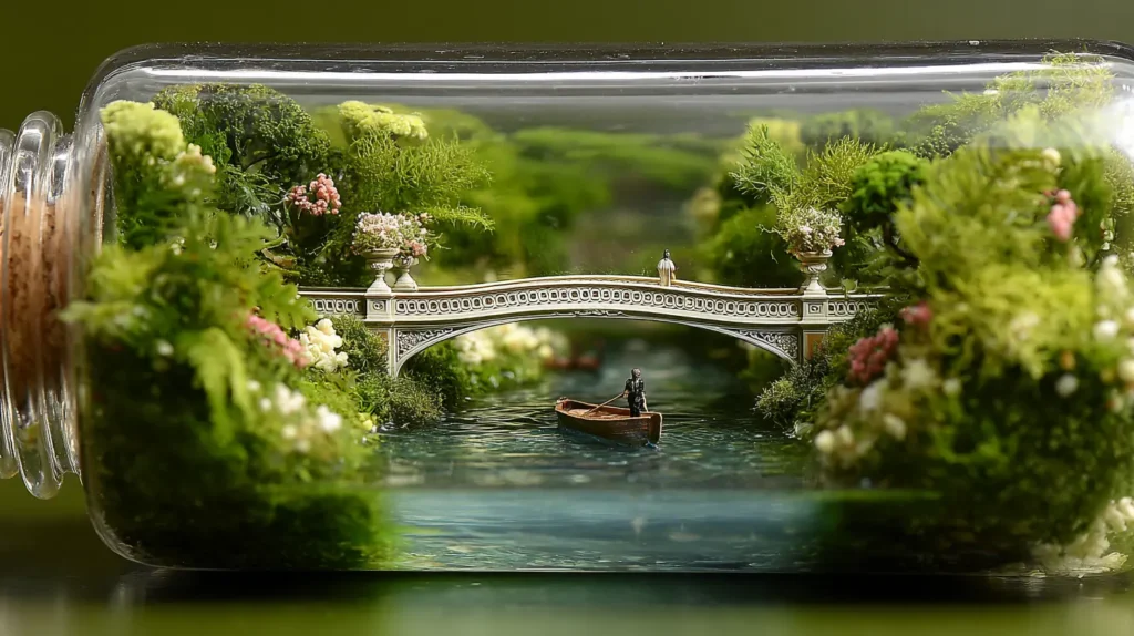 Bow Bridge in a Summer Bloom