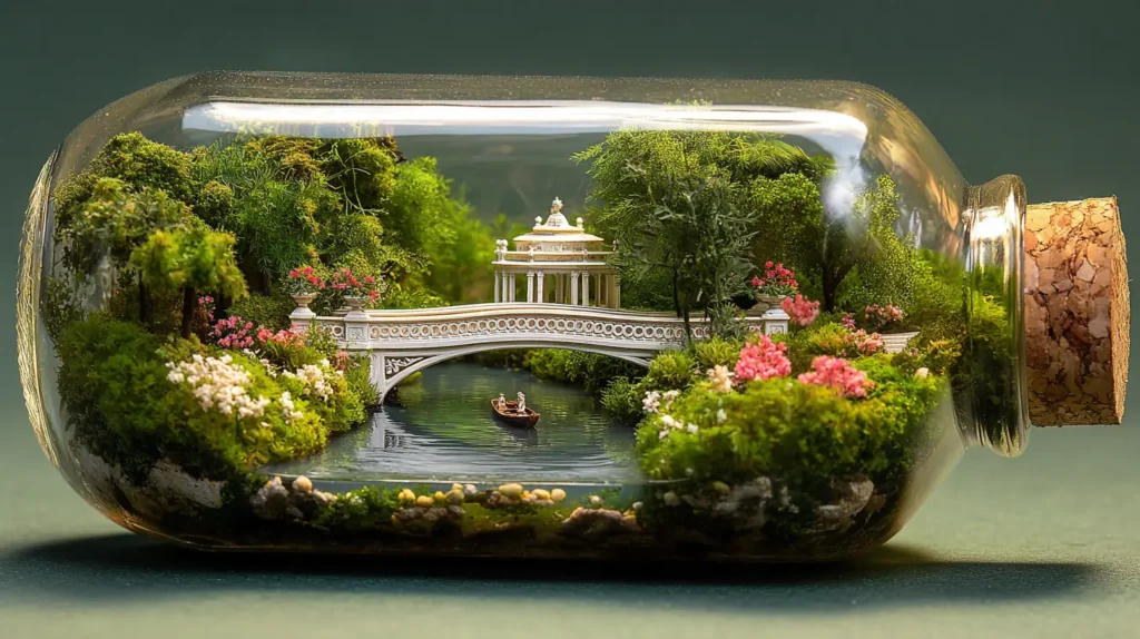 Bow Bridge in a Summer Bloom