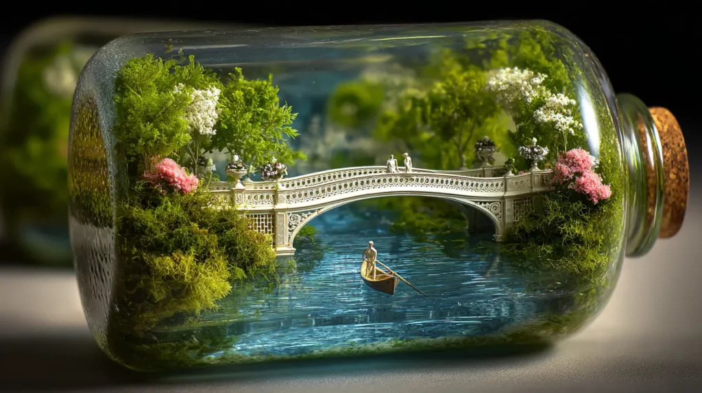 Bow Bridge in a Summer Bloom