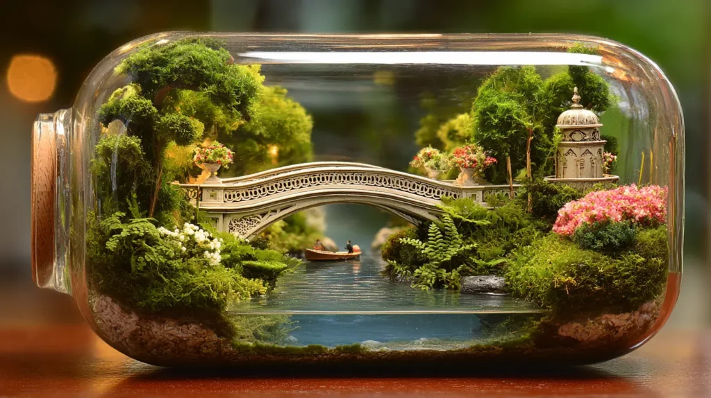 Bow Bridge in a Summer Bloom