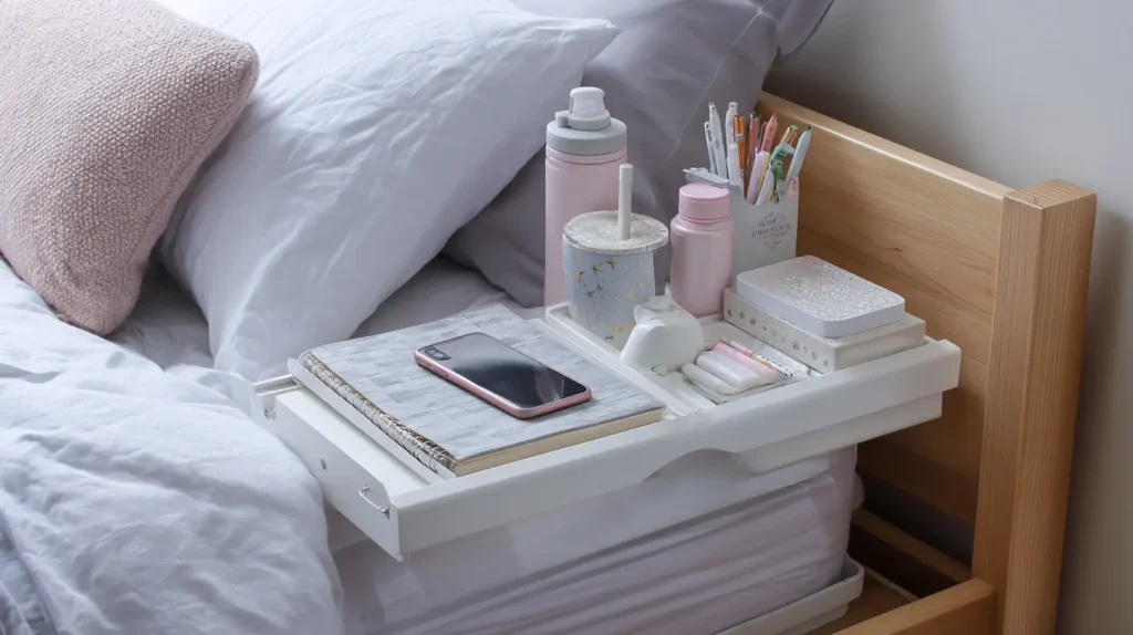 Clip-On Bedside Shelf