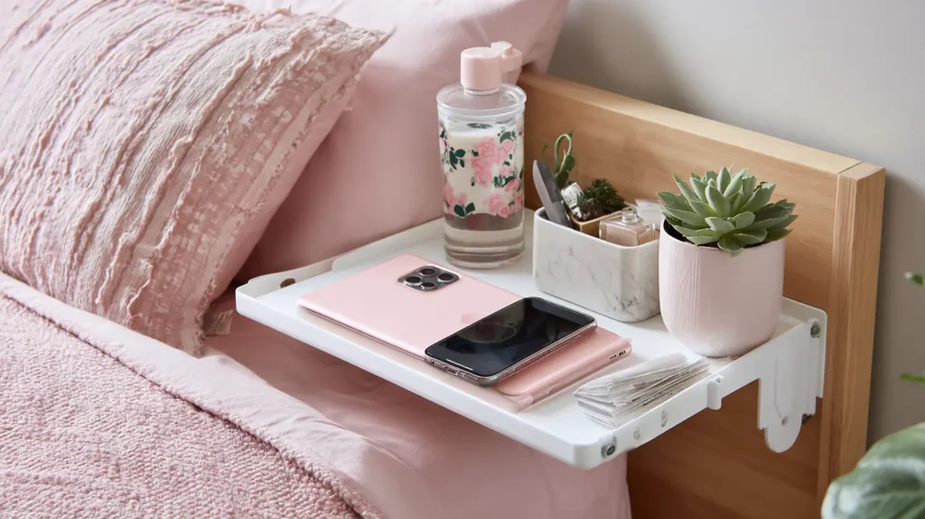 Clip-On Bedside Shelf