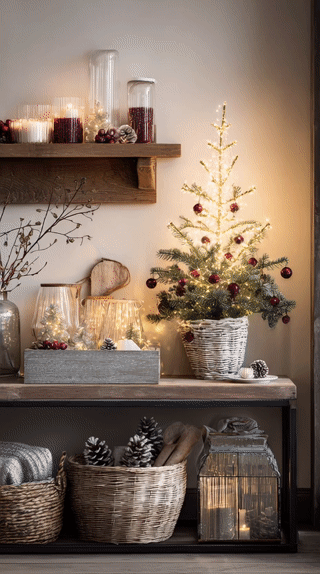 Compact Christmas Tree Alternatives for Tiny Living Rooms