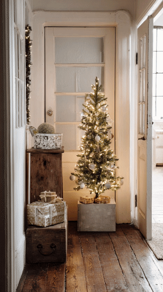Compact Christmas Tree Alternatives for Tiny Living Rooms