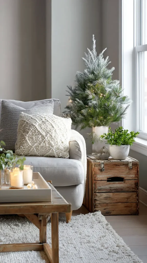 Compact Christmas Tree Alternatives for Tiny Living Rooms