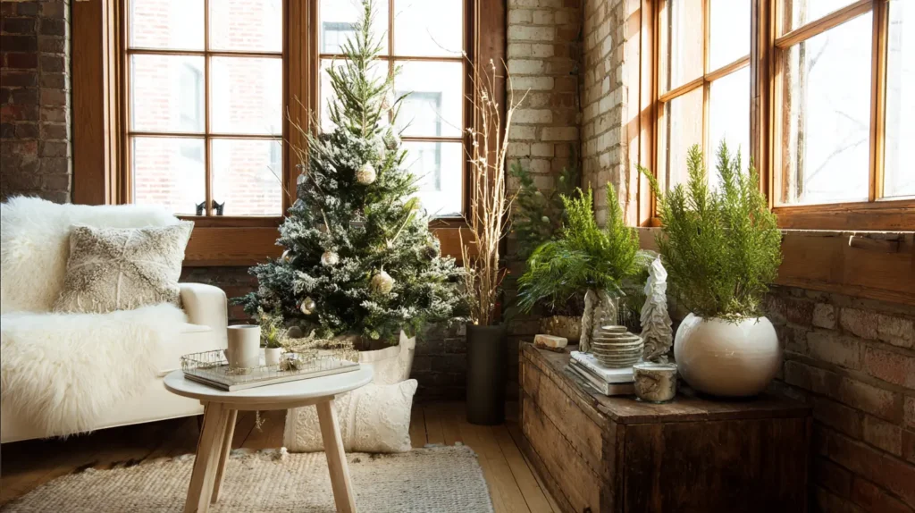 Compact Christmas Tree Alternatives for Tiny Living Rooms