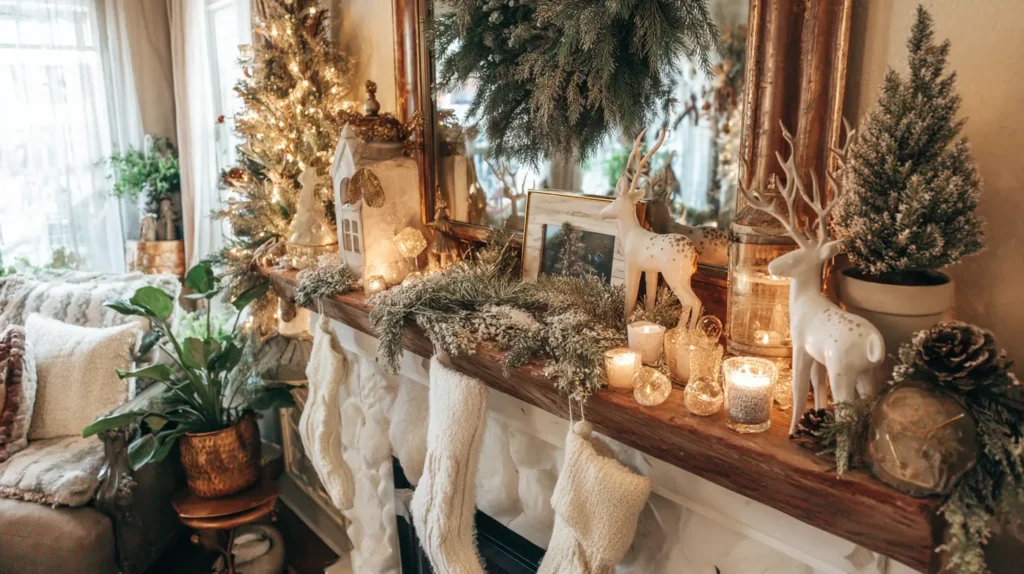 Corner Mantel Decor Ideas for Small Fireplaces