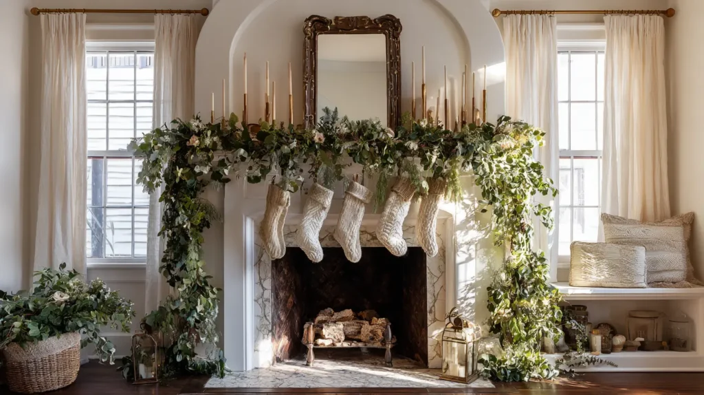 Corner Mantel Decor Ideas for Small Fireplaces