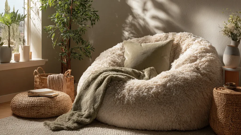 Cozy Bean Bag Reading Chair