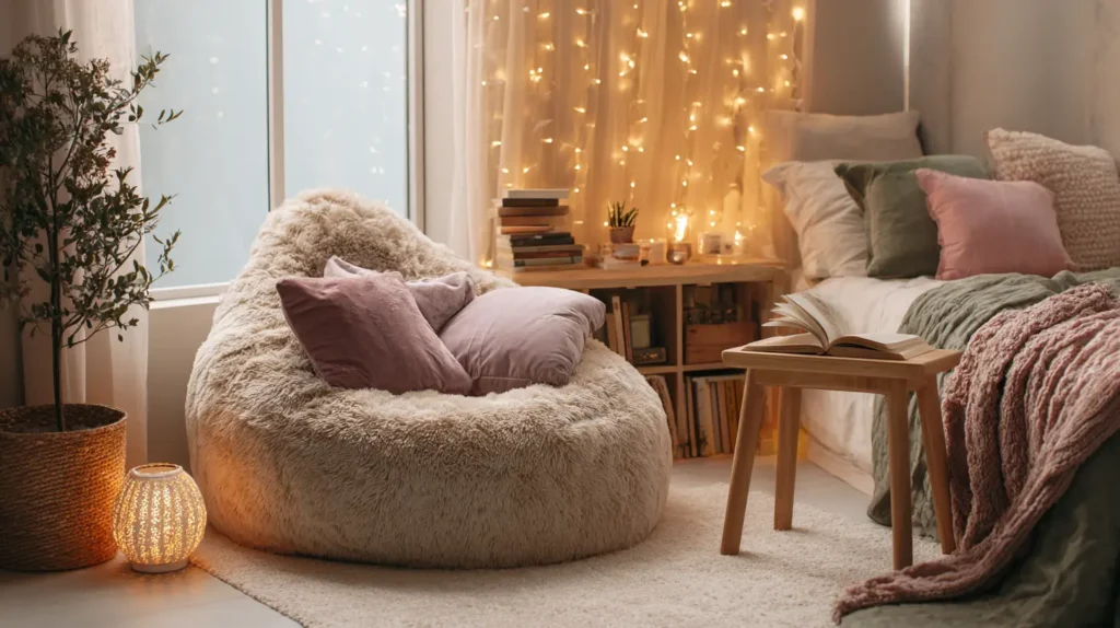 Cozy Bean Bag Reading Chair