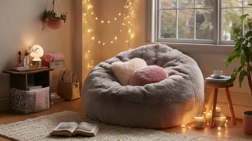 Cozy Bean Bag Reading Chair