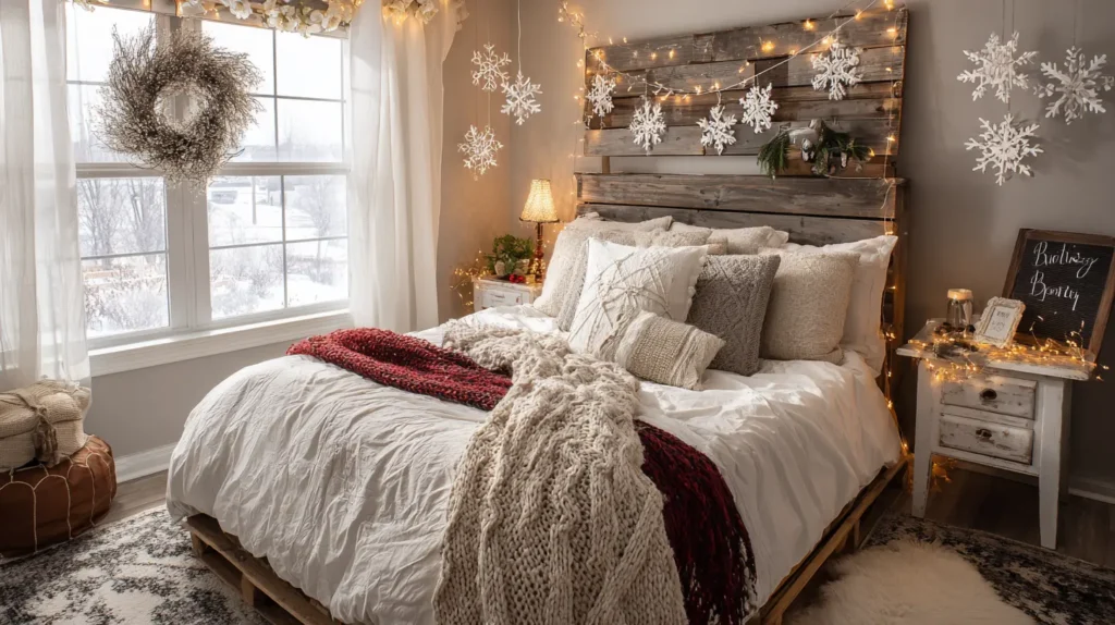 DIY Christmas Bedroom Decor for Personal Flair