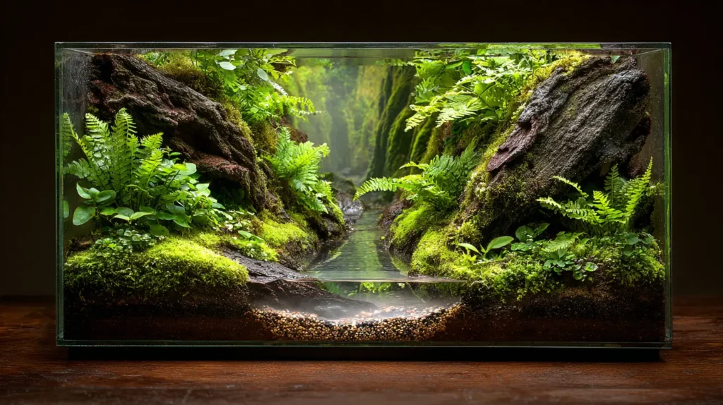 Fern Canyon with Winding Stream