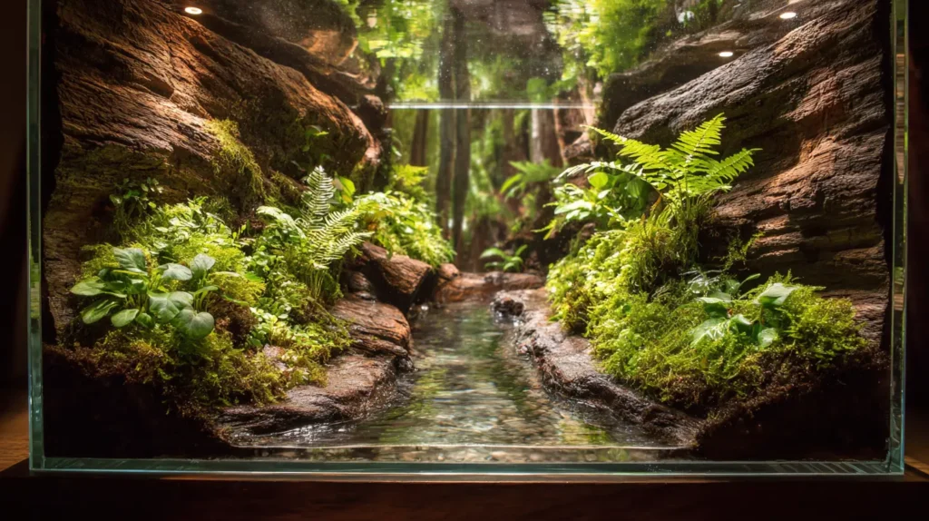 Fern Canyon with Winding Stream