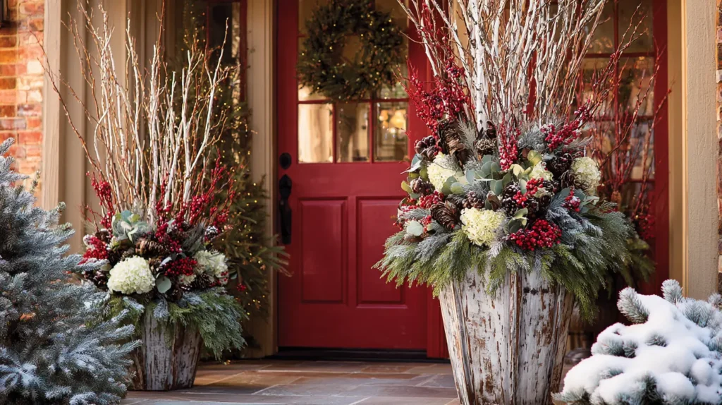 Festive Planter Bouquets