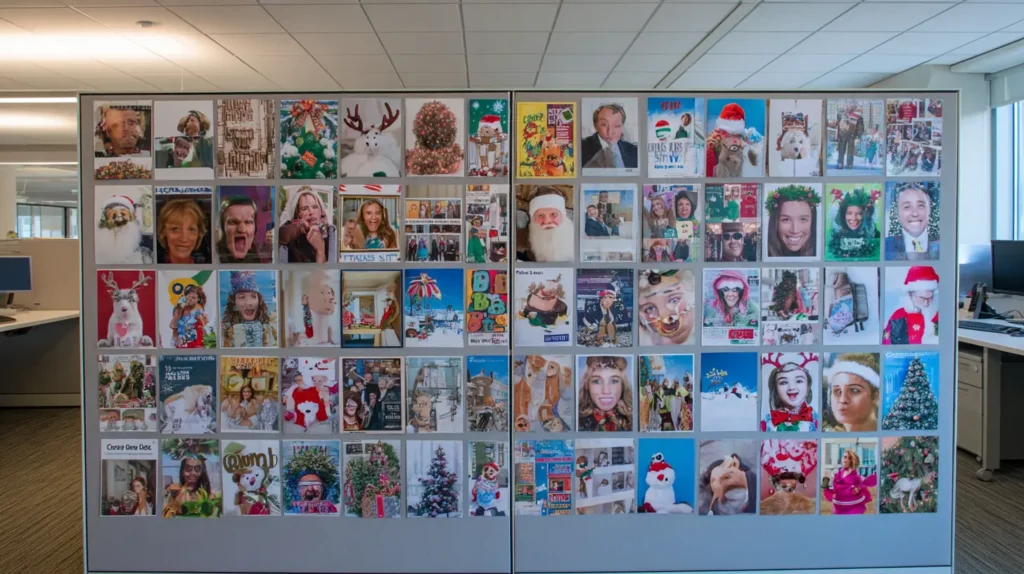 Fun Pop Culture or Meme Christmas Wall Collage