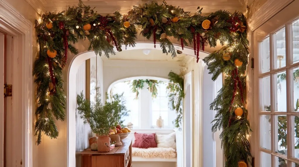 Garland-Draped Doorways and Archways