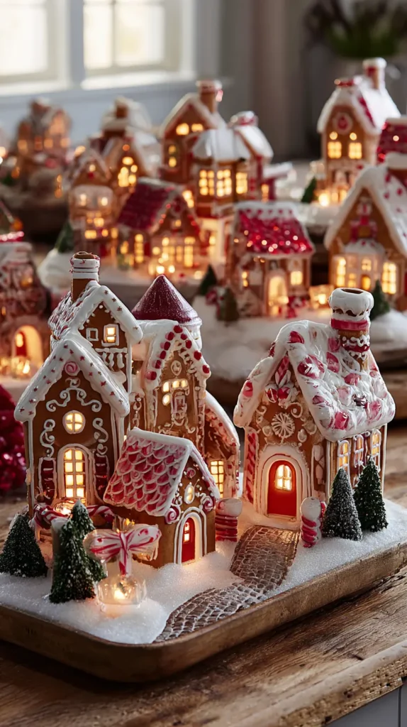 Gingerbread Kitchen Decor and House Village Display