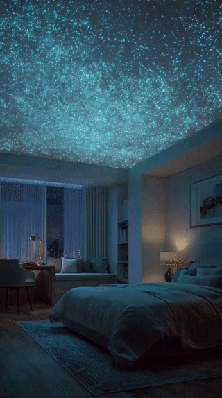 Glow-in-the-Dark Star Ceiling Stickers