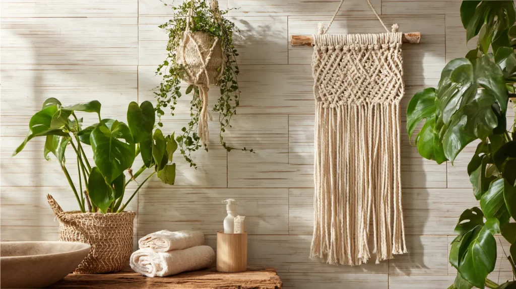 Handmade Macrame Plant Hangers and Wall Art