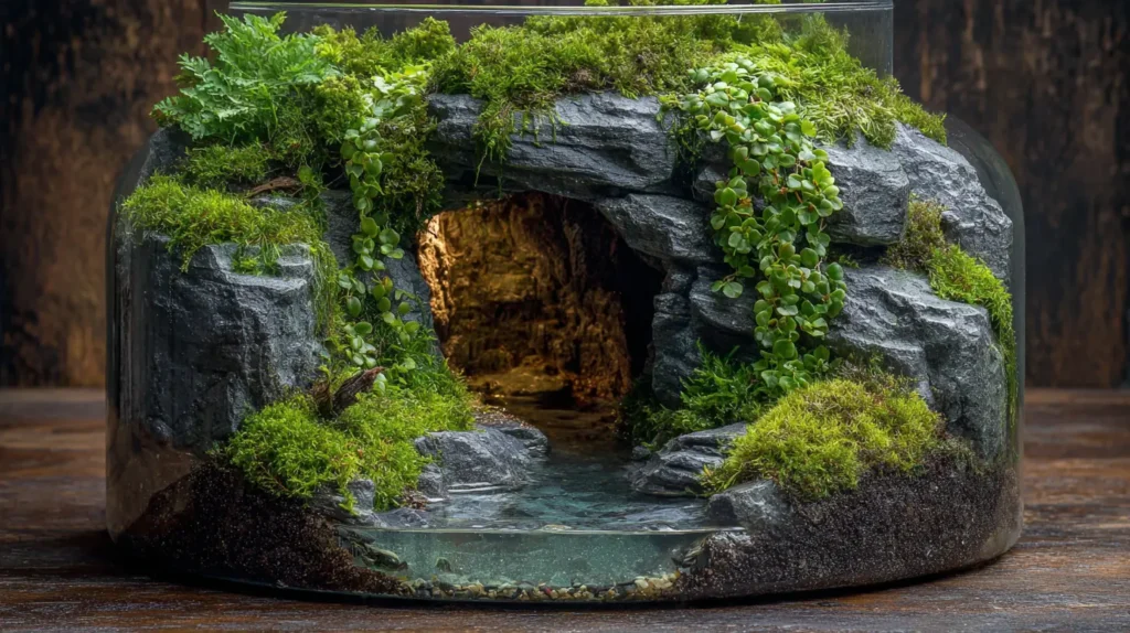 Hidden Cave Waterfall and Grotto Design