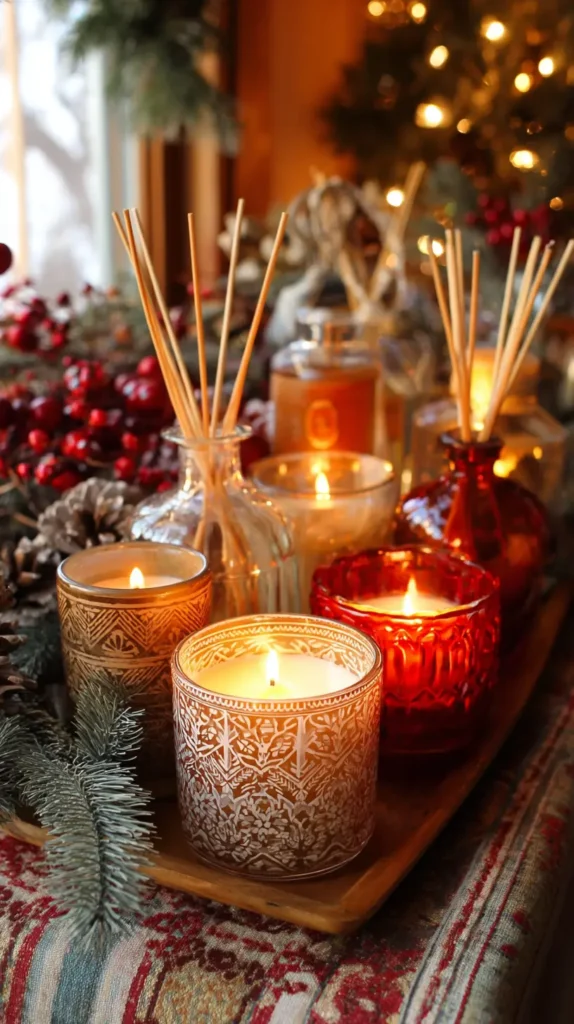 Holiday Scentscaping with Candles and Diffusers
