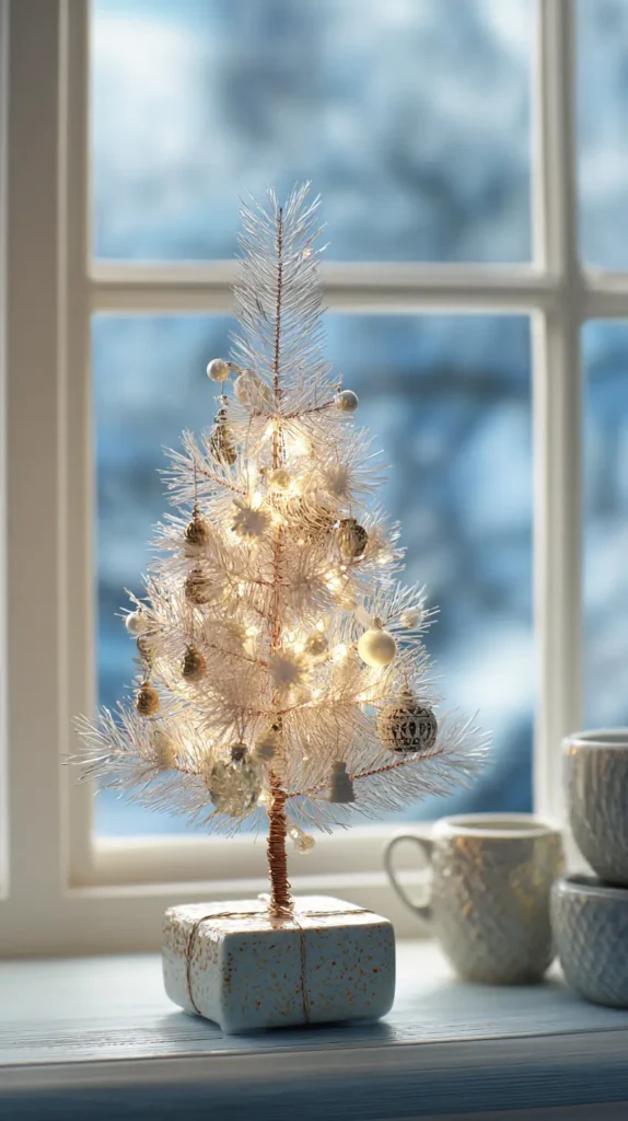 Mini Christmas Trees and Personalized Desk Tree Decorations