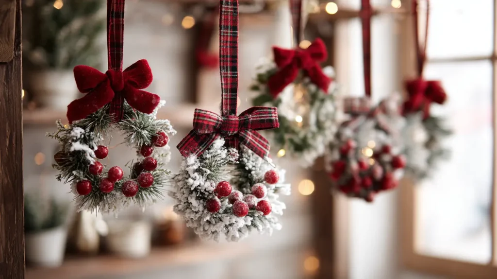 Mini Wreaths for Office Chairs, Doors, and Shelves