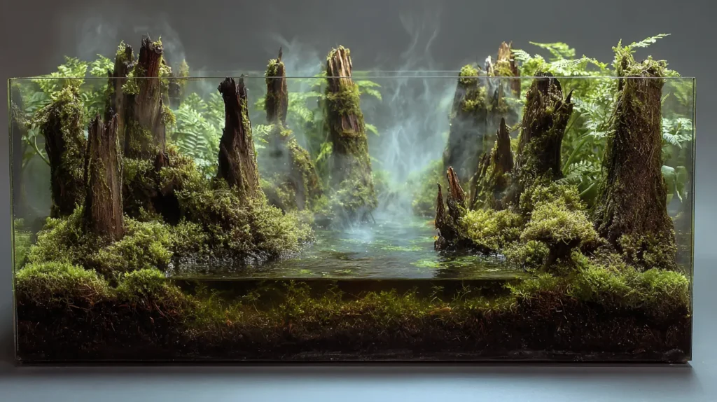 Misty Swamp and Bog Garden Aesthetic