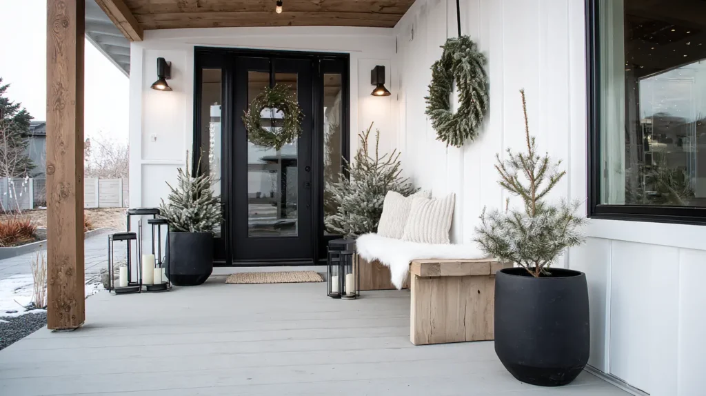 Modern Minimalist Scandinavian Porch Decor