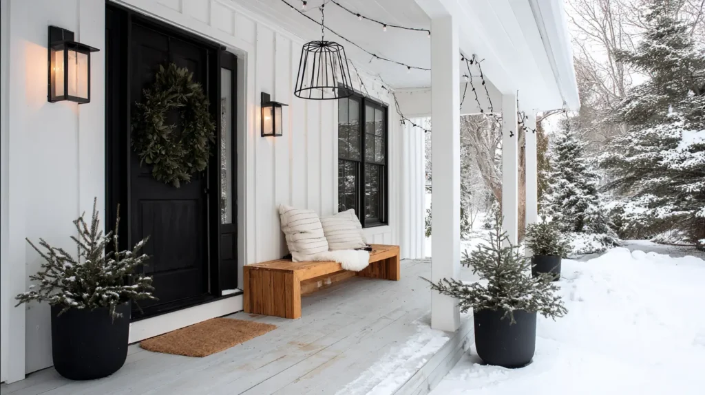 Modern Minimalist Scandinavian Porch Decor
