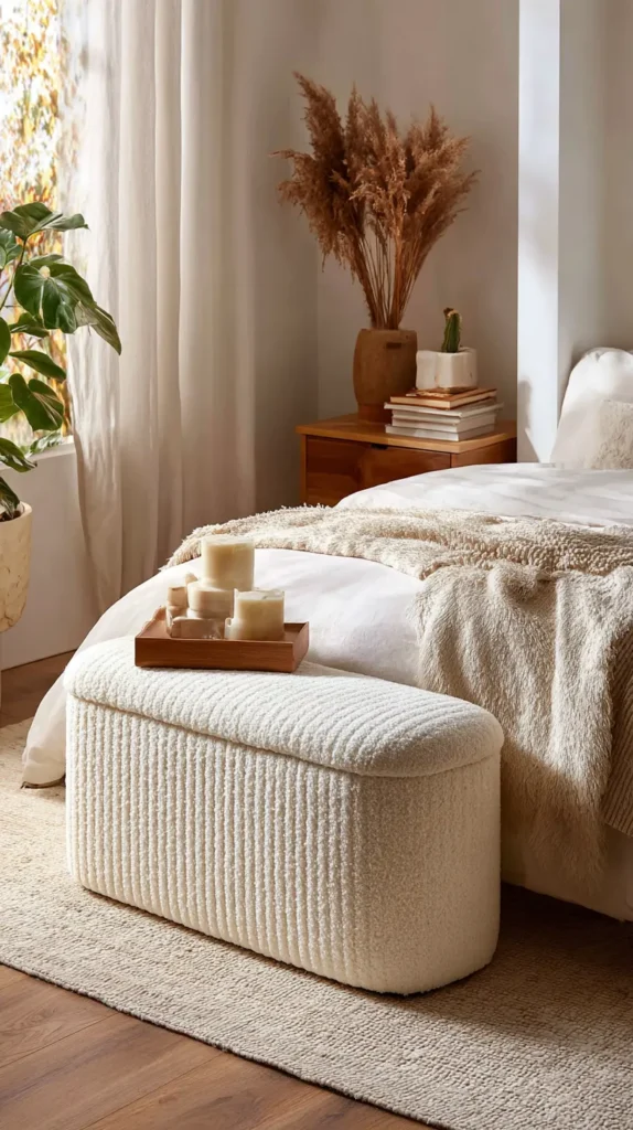 Multi-Functional Storage Ottoman Bench