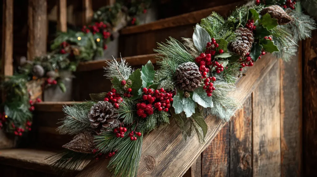 Natural Pine & Berry Garlands