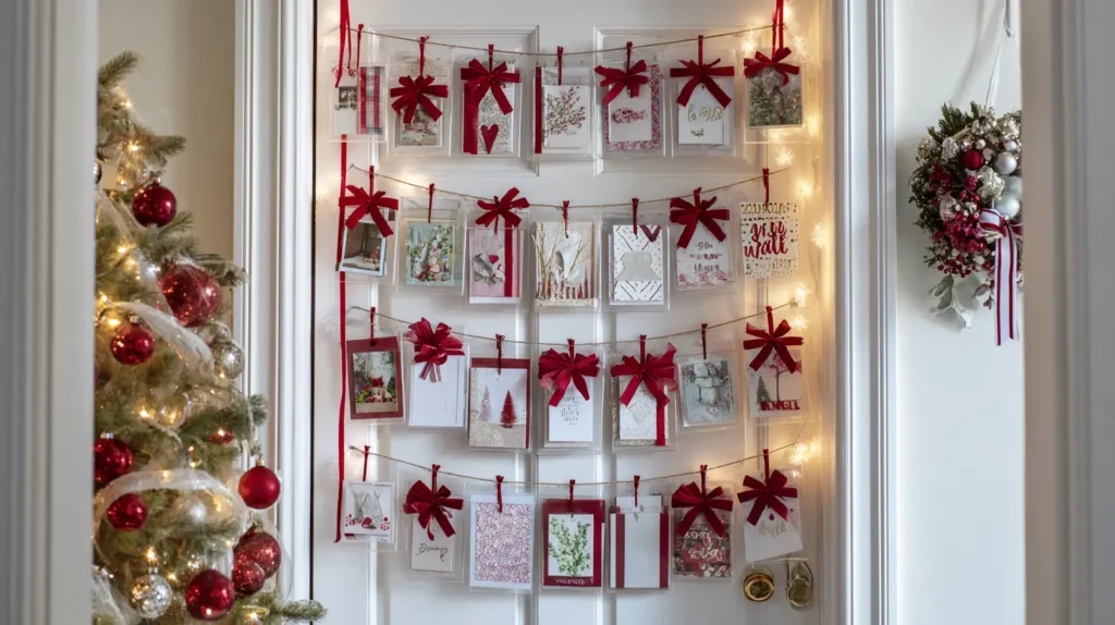 Over-the-Door Card and Ornament Displays