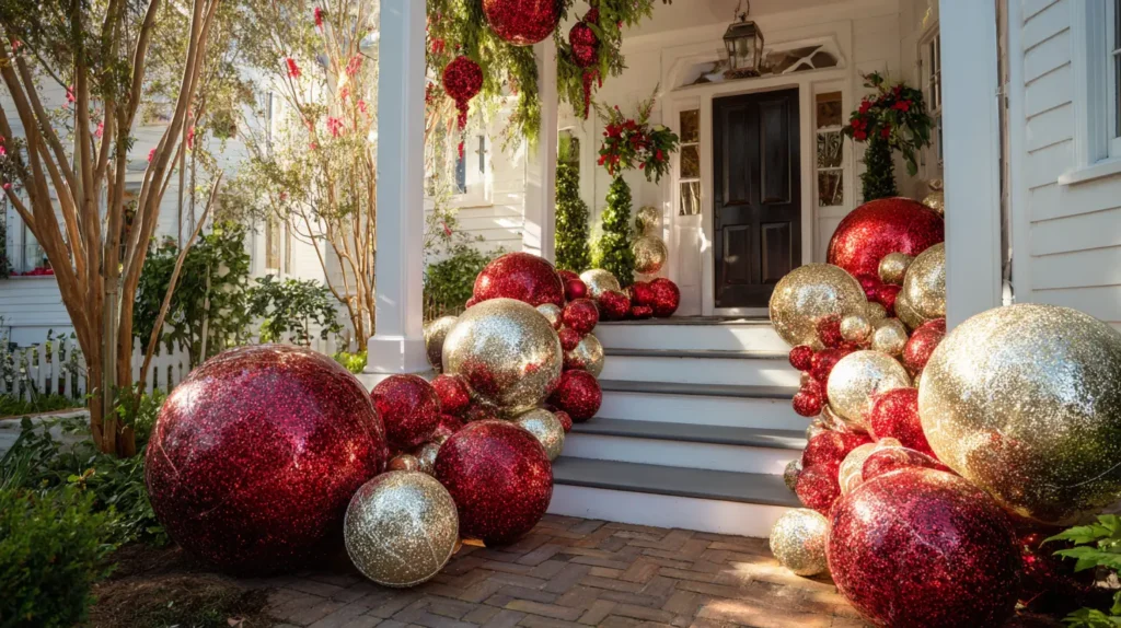 Oversized Outdoor Ornaments and Baubles