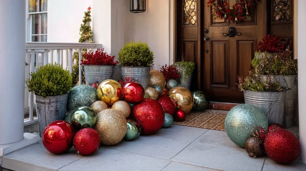 Oversized Outdoor Ornaments and Baubles