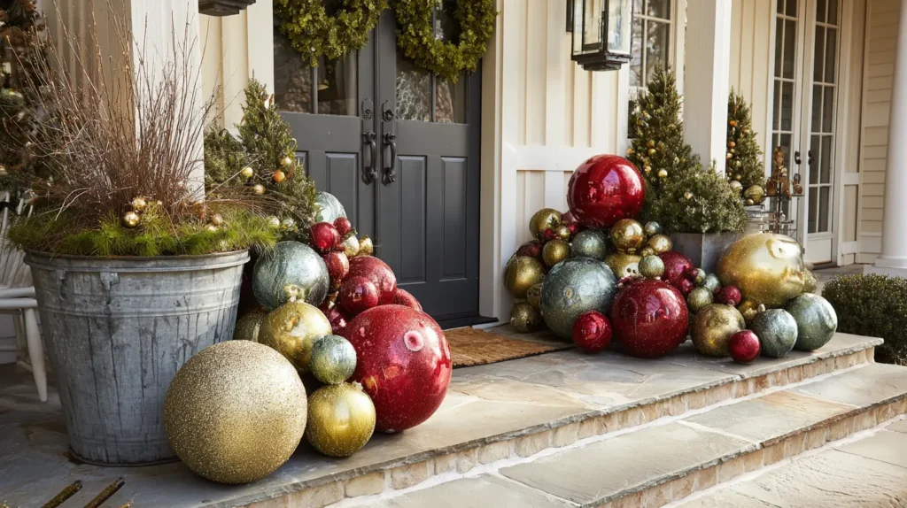 Oversized Outdoor Ornaments and Baubles