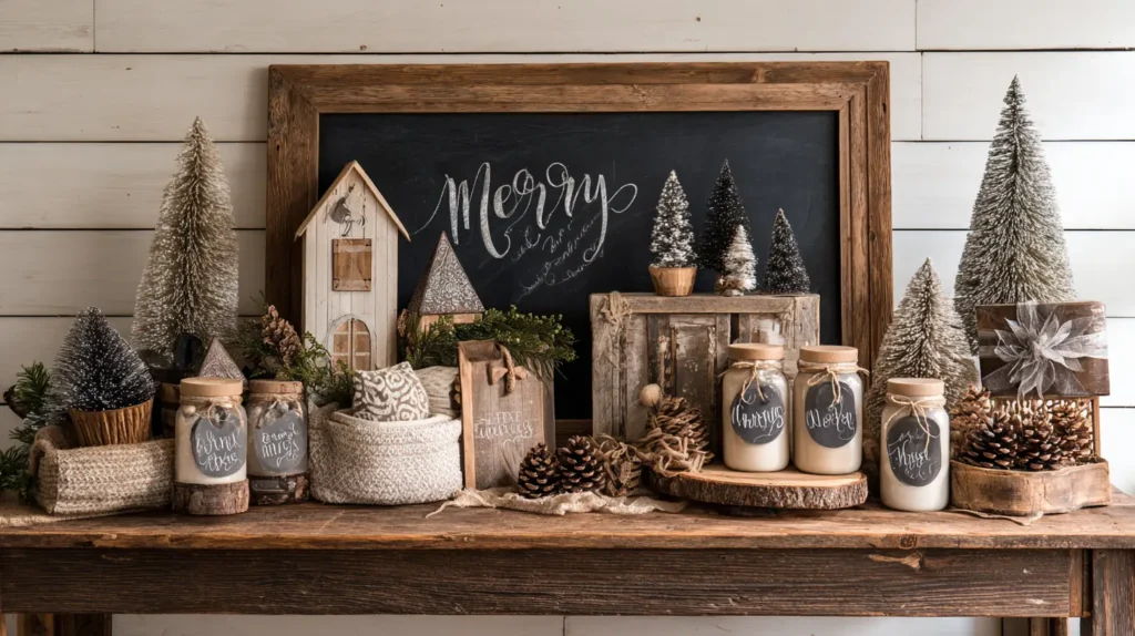 Rustic Chalkboard Message Signs