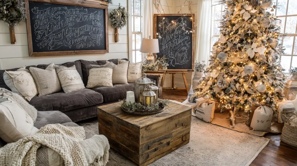 Rustic Chalkboard Message Signs