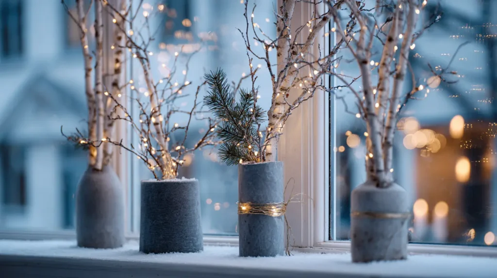 Scandinavian Minimalist Branch and Birch Decor