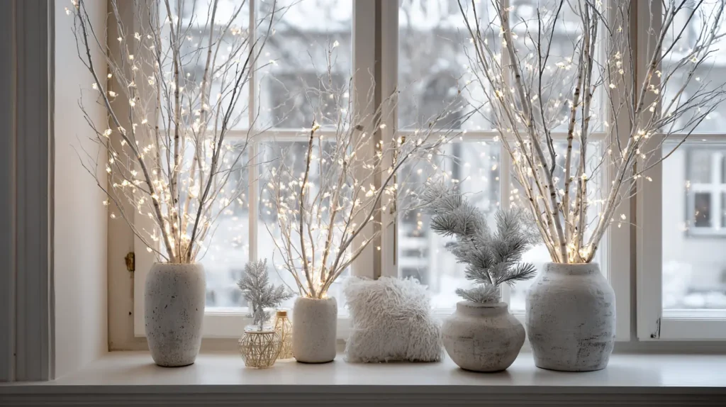 Scandinavian Minimalist Branch and Birch Decor