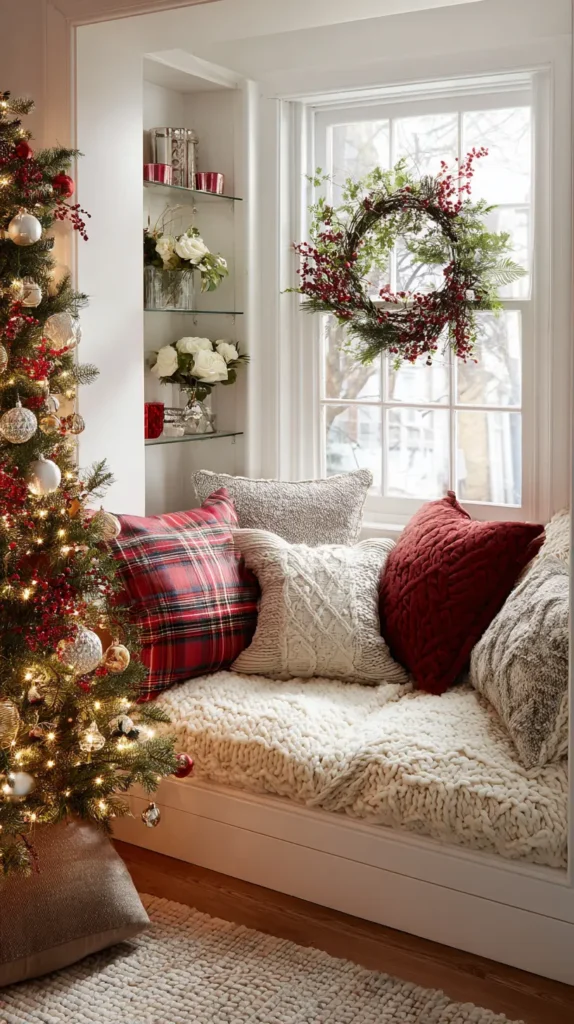 Slim Space-Saving Christmas Tree