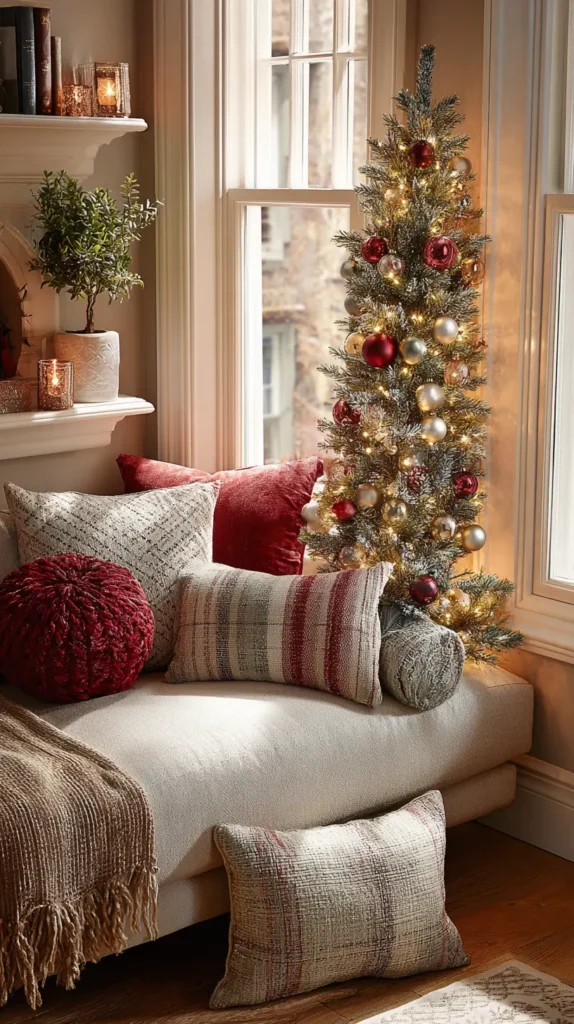 Slim Space-Saving Christmas Tree