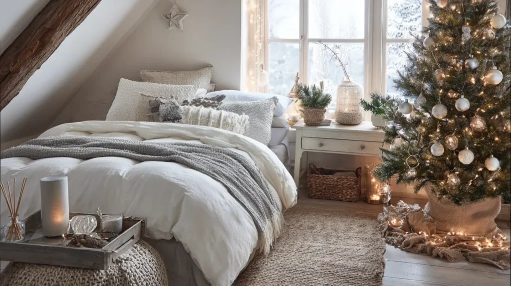 Small Christmas Trees for Bedroom Corners