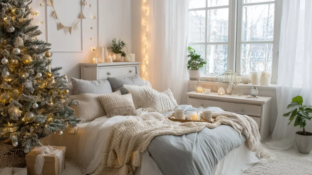 Small Christmas Trees for Bedroom Corners