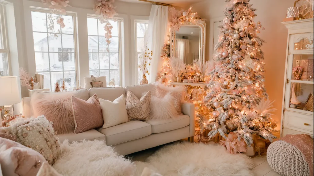 Soft, Romantic Holiday (Blush Pink & Rose Gold)