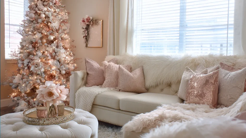 Soft, Romantic Holiday (Blush Pink & Rose Gold)